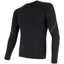 Sensor Koszulka Termoaktywna Z Długim Rękawem Merino Air M Black Xxl. Czarne koszulki sportowe męskie marki Sensor, xxl, z wełny, z długim rękawem, outdoorowe. Za 215,00 zł.