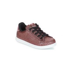 Buty Dziecko Victoria DEPORTIVO METAL CREMALLERA. Różowe trampki dziewczęce Victoria, bez wzorów, bez zapięcia. Za 239,20 zł.