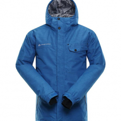 Kurtka narciarska "Callisto" w kolorze niebieskim. Niebieskie kurtki męskie marki Alpine Pro, m, z materiału. W wyprzedaży za 652,95 zł.