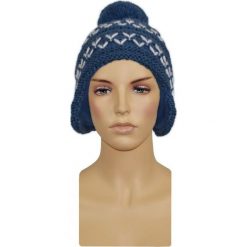 Gwinner Czapka damska Seria G Model No.11 granatowo-biała. Białe czapki damskie marki Gwinner. Za 37,05 zł.