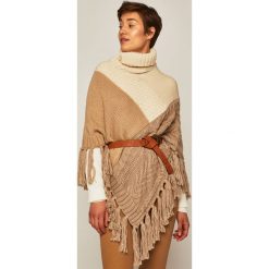 Medicine - Poncho Basic. Białe kurtki damskie MEDICINE, uniwersalny, z dzianiny. W wyprzedaży za 49,90 zł.