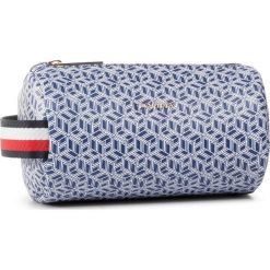 Kosmetyczka TOMMY HILFIGER - Iconic Tommy Washbag Mono AW0AW08026 C7H. Niebieskie kosmetyczki męskie TOMMY HILFIGER, bez wzorów, ze skóry ekologicznej. Za 229,00 zł.