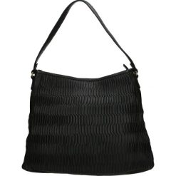 Torba - PLEAP63 BLACK. Czarne torebki klasyczne damskie Venezia, ze skóry. Za 549,00 zł.