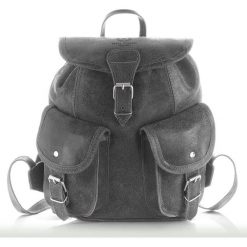 Skórzany plecak damski vintage szary PAOLO PERUZZI S-11-LB - Szary. Szare plecaki damskie Paolo Peruzzi, bez wzorów, ze skóry, vintage. Za 259,99 zł.