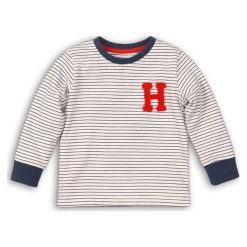 Minoti Koszulka Chłopięca School, 110, Biała. Białe t-shirty chłopięce marki MINOTI, w paski. Za 39,00 zł.