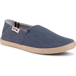 Espadryle TOMMY JEANS - Summer Jean Shoe EM0EM00524 Grey Dusk PO7. Niebieskie espadryle męskie Tommy Jeans, na co dzień, bez wzorów, z jeansu, bez zapięcia. Za 229,00 zł.