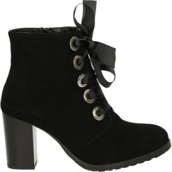Botki - 1273 CAM NERO. Czarne botki damskie zamszowe marki Venezia. Za 269,00 zł.