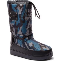 Śniegowce LOVE MOSCHINO - JA24072G06JN0750 St.Camoufl/Blu. Niebieskie buty zimowe damskie Love Moschino, z materiału. Za 659,00 zł.