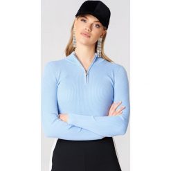Golfy damskie: Storm&Marie Sweter z zamkiem – Blue