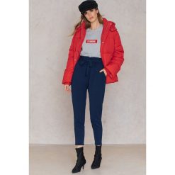 Spodnie z wysokim stanem: Evaliah Grace Spodnie z wysokim stanem London – Navy