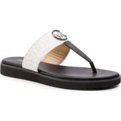 Japonki MICHAEL MICHAEL KORS - Lillie Thong 40S9LIFA1B Brt/Wht/Mlt. Czarne klapki damskie MICHAEL Michael Kors, bez wzorów, ze skóry ekologicznej, bez obcasa. W wyprzedaży za 299,00 zł.