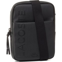 Saszetka LACOSTE - S Flat Crossover Bag NH3136PO Black 000. Czarne torby męskie skórzane Lacoste, bez wzorów, ze skóry ekologicznej, młodzieżowe. W wyprzedaży za 259,00 zł.