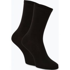 Marie Lund - Skarpety damskie pakowane po 2 szt., czarny. Czarne skarpetki damskie Marie Lund, bez wzorów, z bawełny. Za 39,95 zł.