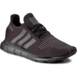 Buty adidas - Swift Run J CM7919 Cblack/Utiblk/Cblack. Czarne buty sportowe damskie Adidas, z materiału. W wyprzedaży za 209,00 zł.