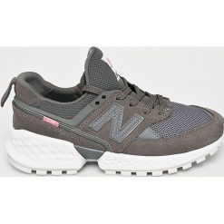 New Balance - Buty WS574TED. Szare buty sportowe damskie New Balance, bez wzorów, ze skóry, sportowe, na fitness i siłownię. W wyprzedaży za 299,90 zł.