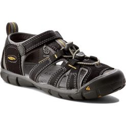 Sandały KEEN - Seacamp II Cnx 1012065 Black/Yellow. Czarne sandały chłopięce marki Keen, z materiału. W wyprzedaży za 199,00 zł.