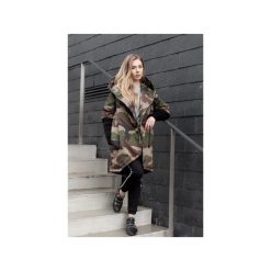 Płaszcz moro zimowy. Zielone płaszcze damskie Yoka, na zimę, s, moro, z bawełny, eleganckie. Za 429,00 zł.