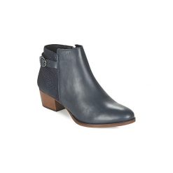 Botki Betty London FLEXIME. Niebieskie botki damskie Betty London, bez obcasa, bez zapięcia. Za 279,30 zł.