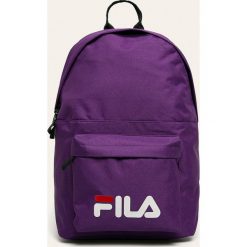 Fila - Plecak. Żółte plecaki damskie Fila, z nadrukiem, z poliesteru. Za 169,90 zł.