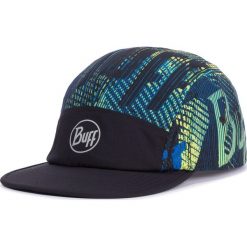 Czapka z daszkiem BUFF - Run Cap R-Effect 119491.555.10.00 Logo Multi. Czarne czapki męskie Buff, bez wzorów, z elastanu. Za 99,00 zł.