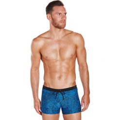 Spodenki kąpielowe Endurance 10, Alphafusion. Niebieskie kąpielówki męskie marki Speedo, z nadrukiem, z elastanu. Za 167,96 zł.