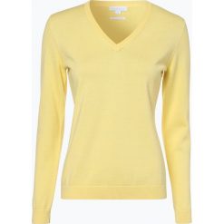 Swetry klasyczne damskie: brookshire – Sweter damski, żółty