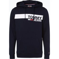 Tommy Jeans - Męska bluza nierozpinana, niebieski. Niebieskie bluzy męskie marki Tommy Jeans, m, z nadrukiem, z bawełny, bez kołnierzyka, bez rękawów, bez kaptura. Za 399,95 zł.