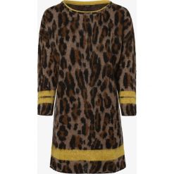 Guess Jeans - Sweter damski z dodatkiem moheru, beżowy. Brązowe swetry damskie Guess Jeans, xs, z nadrukiem, z jeansu, bez rękawów, bez kaptura. Za 569,95 zł.