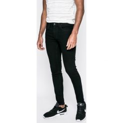 Only & Sons - Jeansy Warp Black. Czarne jeansy męskie Only & Sons, bez wzorów. W wyprzedaży za 99,90 zł.