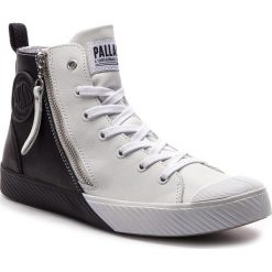 Trzewiki PALLADIUM - Pallaphoenix Z 2Tone 75953-904-M White/Black. Czarne półbuty damskie Palladium, bez wzorów, ze skóry, bez obcasa, na płaskiej podeszwie, bez zapięcia. W wyprzedaży za 329,00 zł.