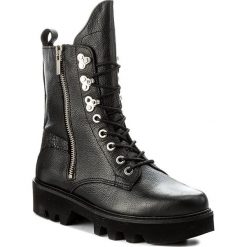 Buty zimowe damskie: Trapery BRONX – 47000-A BX 1435 Black/Silver 187