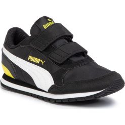 Sneakersy PUMA - St Runner V2 Nl V Ps 365294 17 Puma Black/Puma White/Meadow. Czarne trampki chłopięce Puma, bez wzorów, ze skóry ekologicznej, na rzepy. Za 179,99 zł.