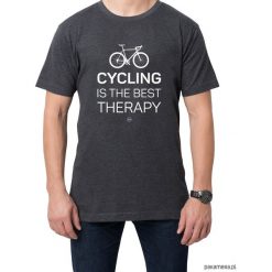 Koszulka T-SHIRT Cyclist Therapy. Czarne t-shirty męskie z nadrukiem Pakamera, m. Za 75,00 zł.