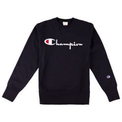 Bejsbolówki męskie: CHAMPION Bluza męska Crewneck Sweatshirt Black r. XL (212576/KK001)