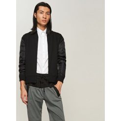 Bejsbolówki męskie: Bluza typu bomber - Czarny