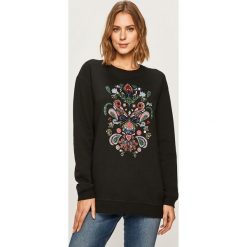 Liu Jo - Bluza. Czarne bluzy damskie Liu Jo, s, z aplikacjami, z elastanu, bez rękawów, bez kaptura. W wyprzedaży za 299,90 zł.