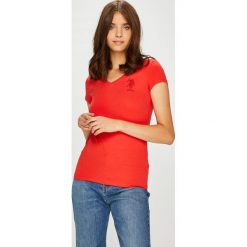 U.S. Polo - Top. Szare topy damskie marki U.S. Polo, l, z bawełny, polo. Za 139,90 zł.