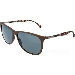Męskie okulary przeciwsłoneczne w kolorze brązowo-beżowo-czarnym. Pomarańczowe okulary przeciwsłoneczne męskie marki Hugo Boss Sunglasses, z tworzywa sztucznego, wakacyjne. W wyprzedaży za 279,95 zł.