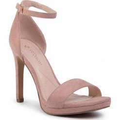 Sandały DEEZEE - LS5133-02 Lavender Rose. Różowe klapki damskie DeeZee, bez wzorów, ze skóry ekologicznej, bez obcasa, na obcasie. Za 99,99 zł.