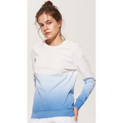Bluzy damskie: Bluza ombre – Granatowy