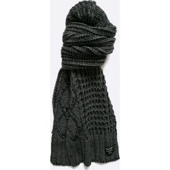 Jack & Jones - Szalik. Czarne szaliki męskie marki Jack & Jones, z dzianiny. W wyprzedaży za 69,90 zł.