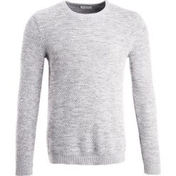 Swetry klasyczne męskie: Selected Homme SHXNEWVINCEBUBBLE CREW NECK Sweter marshmallow/twisted light grey