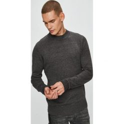 Brave Soul - Sweter. Szare swetry męskie Brave Soul, s, bez wzorów, z bawełny, z okrągłym kołnierzem, bez kaptura. W wyprzedaży za 49,90 zł.