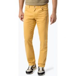 BRAX - Spodnie męskie – Cooper Fa, żółty. Żółte spodnie męskie marki BRAX, s, bez wzorów, z bawełny, eleganckie. Za 399,95 zł.