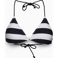 KOSTIUM KĄPIELOWY GÓRA DAMSKI W PASKI, Z PRINTEM. Szare bikini Top Secret, w paski. Za 14,99 zł.