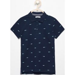 T-shirty chłopięce: Koszulka polo w rekiny – Granatowy