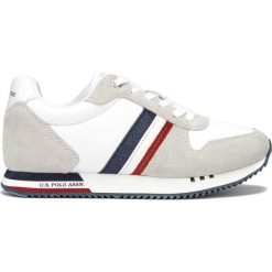 U.S. Polo Assn Alfea 1 Tenisówki Biały Szary. Szare trampki i tenisówki damskie U.S. Polo Assn., bez wzorów, ze skóry, bez zapięcia. Za 395,95 zł.