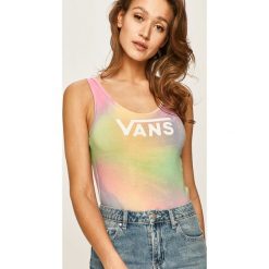 Vans - Top. Bluzki damskie Vans, s, bez wzorów, z elastanu, z okrągłym kołnierzem. W wyprzedaży za 199,90 zł.