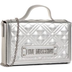 Torebka LOVE MOSCHINO - JC4305PP0BKA0902 Argento. Szare torebki klasyczne damskie Love Moschino, bez wzorów, ze skóry ekologicznej, eleganckie, bez dodatków. Za 619,00 zł.