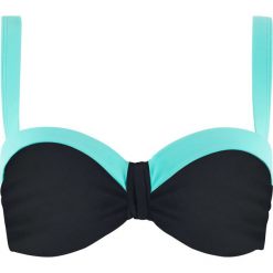 Biustonosz bikini na fiszbinach bonprix czarny. Czarne stroje kąpielowe damskie bonprix, bez wzorów. Za 37,99 zł.